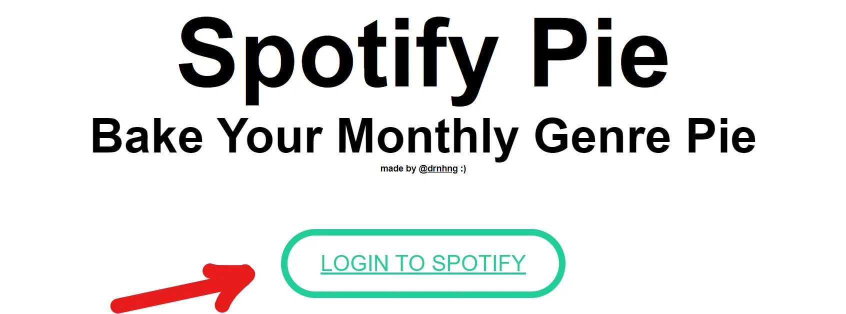 How to create Spotify Pie Chart