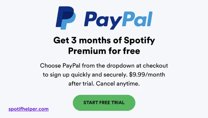 Spotify Premium Free Trial Using Paypal